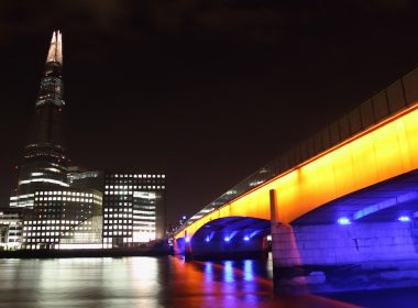 Shard and London Bridge at night A\J AlternativesJournal.ca
