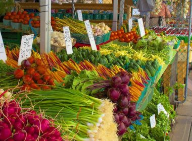 Fresh produce at the Byward Market by Jamie McCaffrey